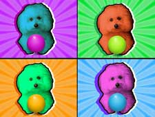 bichon frise pop art painting